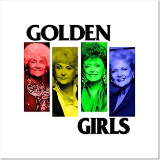 golden girls rainbow Posters and Art